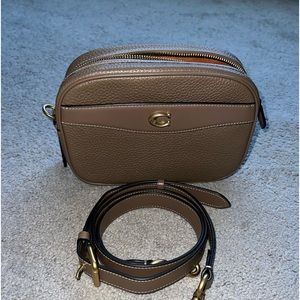 Coach Dark Stone Camera Bag